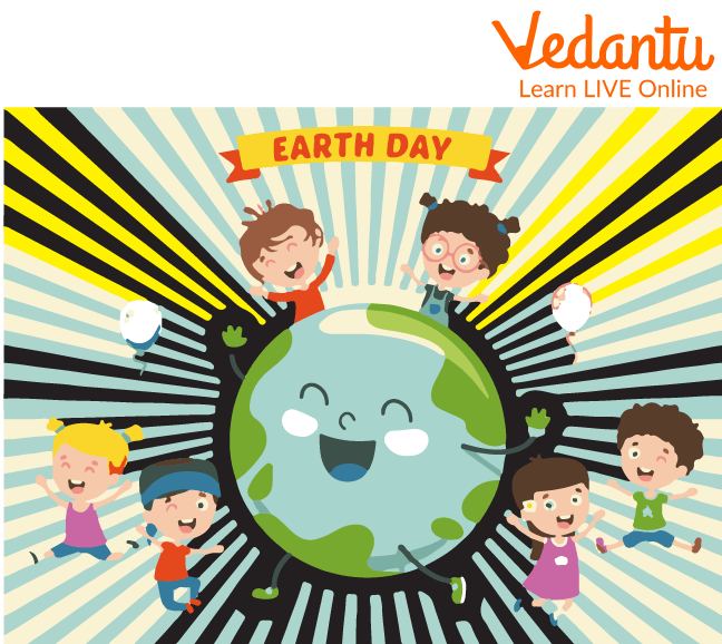 Children Celebrating Earth Day