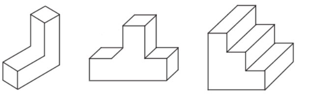 In addition to the 5 ways shown in Fig. 4.8, are there any additional ways of gluing four cubes together along faces solutions.png
