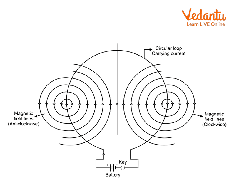 Magnetic Field Due to Current Carrying Circular Loop