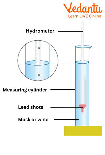 Diagram of Hydrometer