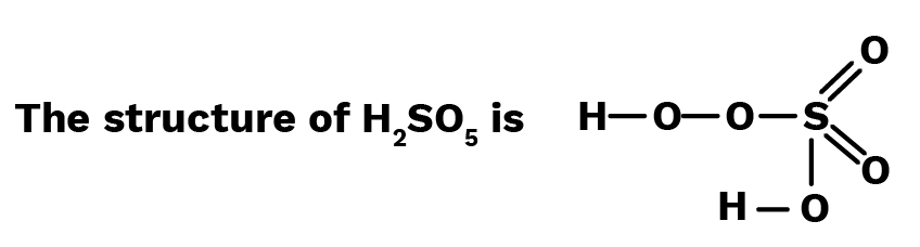 Structure of H2SO5