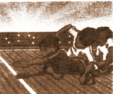 In this game, there are two teams. One player from the first team crosses into the second team’s side while chanting the name of the game continuously without taking a breath