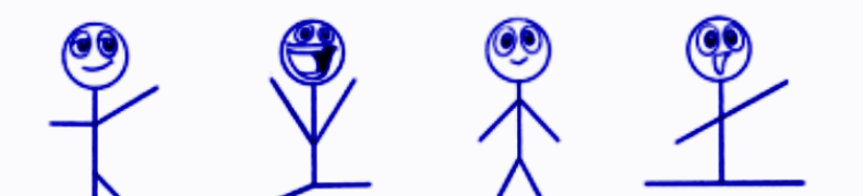 In the figures given below, mark the acute angles in red, right angles in green, obtuse angles in blue