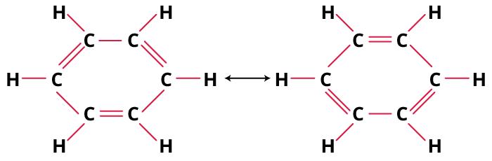 Resonating structure of benzene