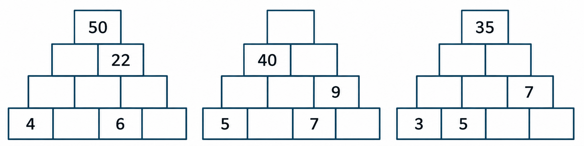 Fill the following pyramids.png