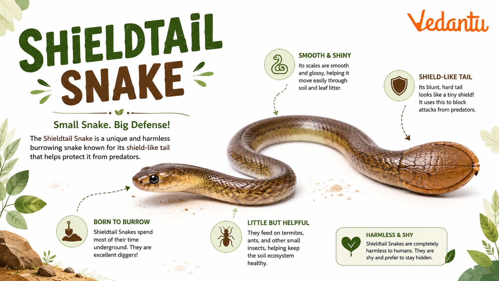 Shieldtail Snake