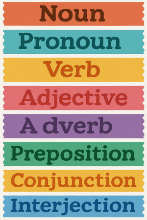 English Grammar Parts of Speech Worksheet