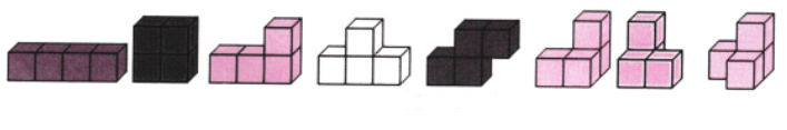 In addition to the 5 ways shown in Fig. 4.8, are there any additional ways of gluing four cubes together along faces.png