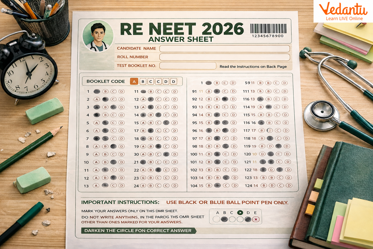 Re NEET 2026 Answer Sheet