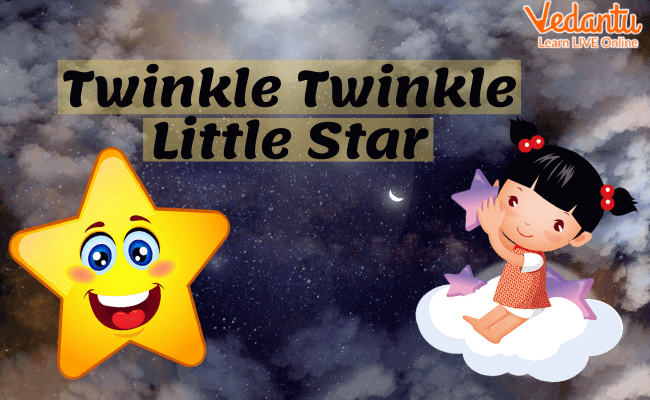 Twinkle twinkle little star lyrics in English for kids