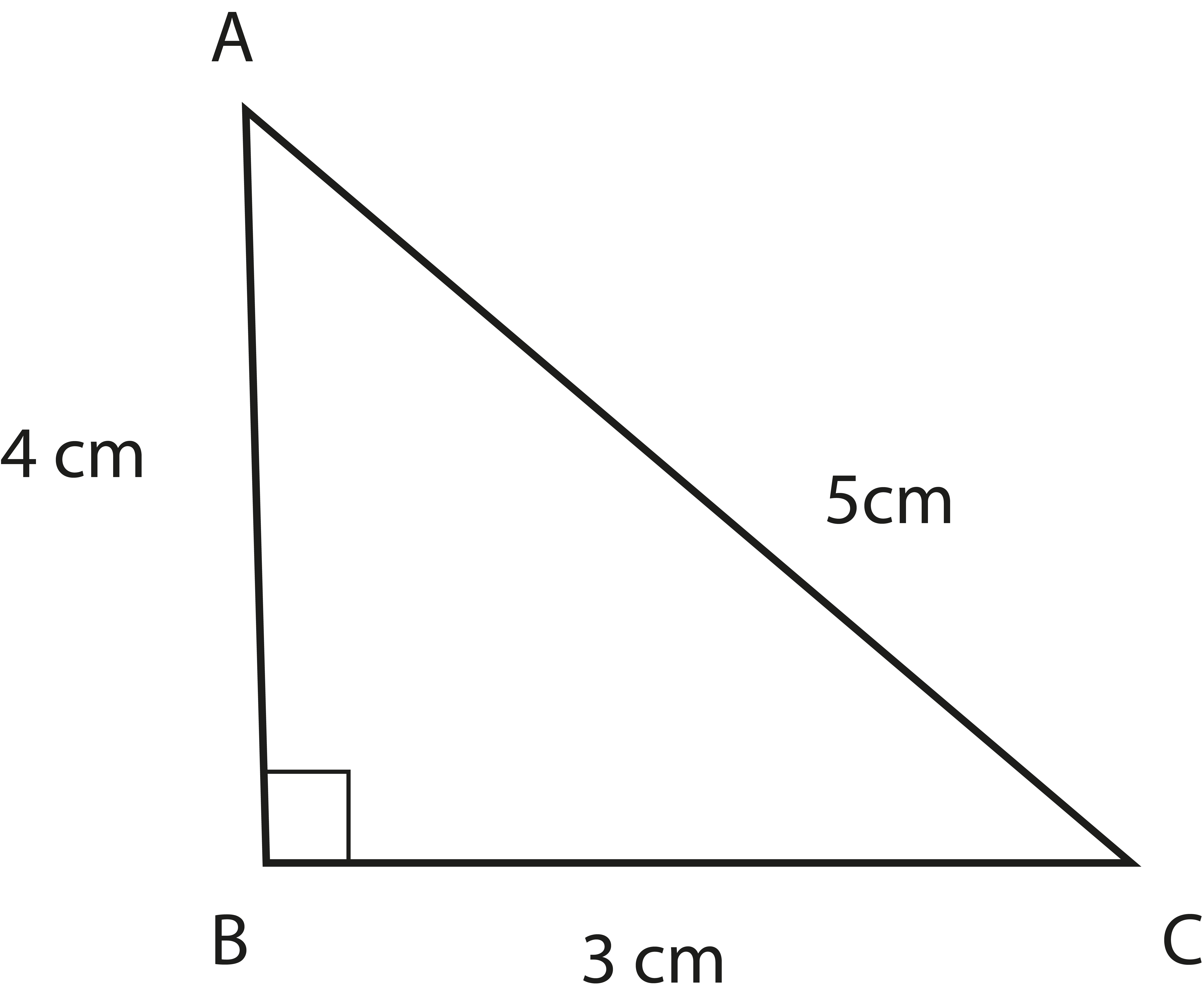 Area of Triangle in ABC triangle