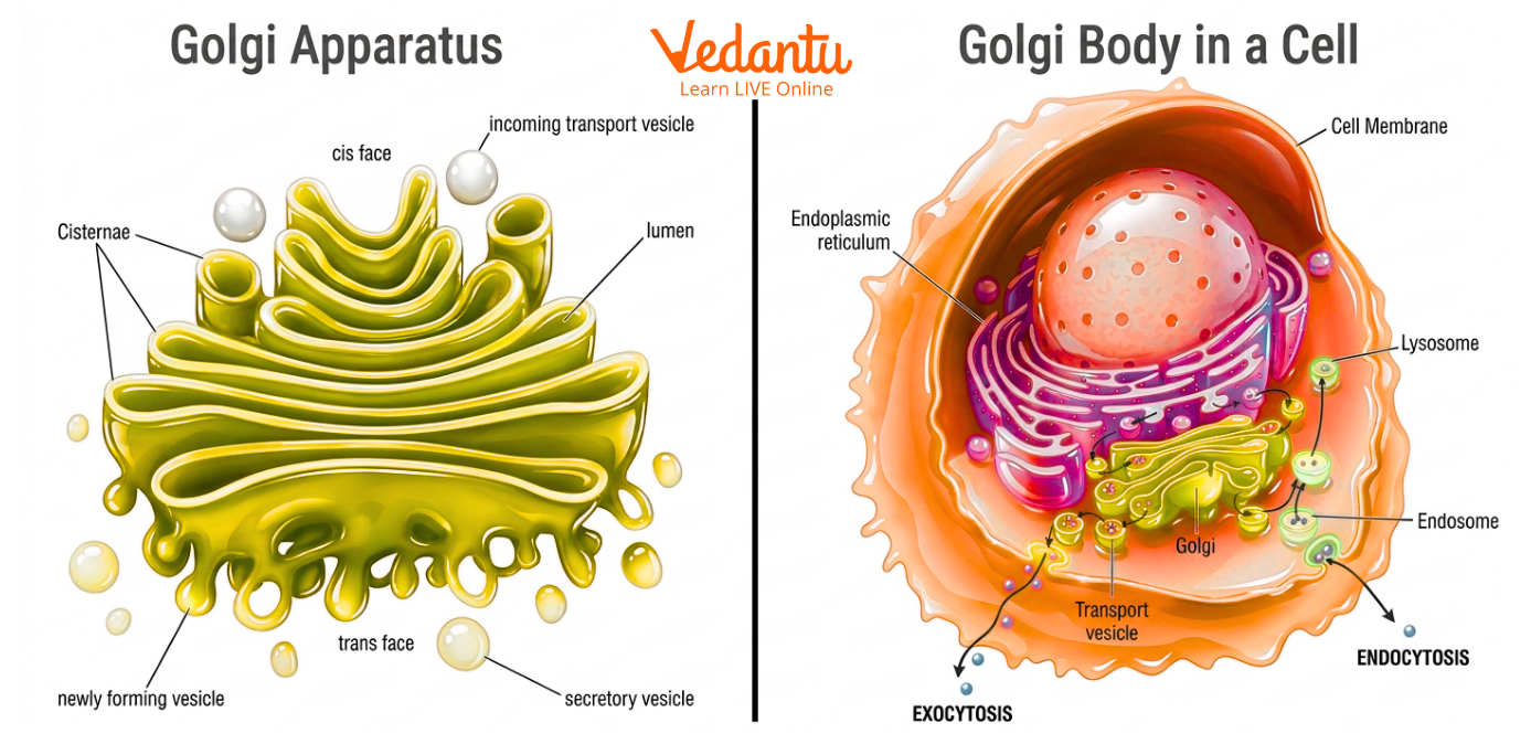 Golgi Apparatus Diagram