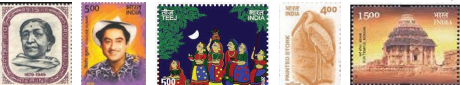Study the postage stamps given below and discuss who or what they depict.png