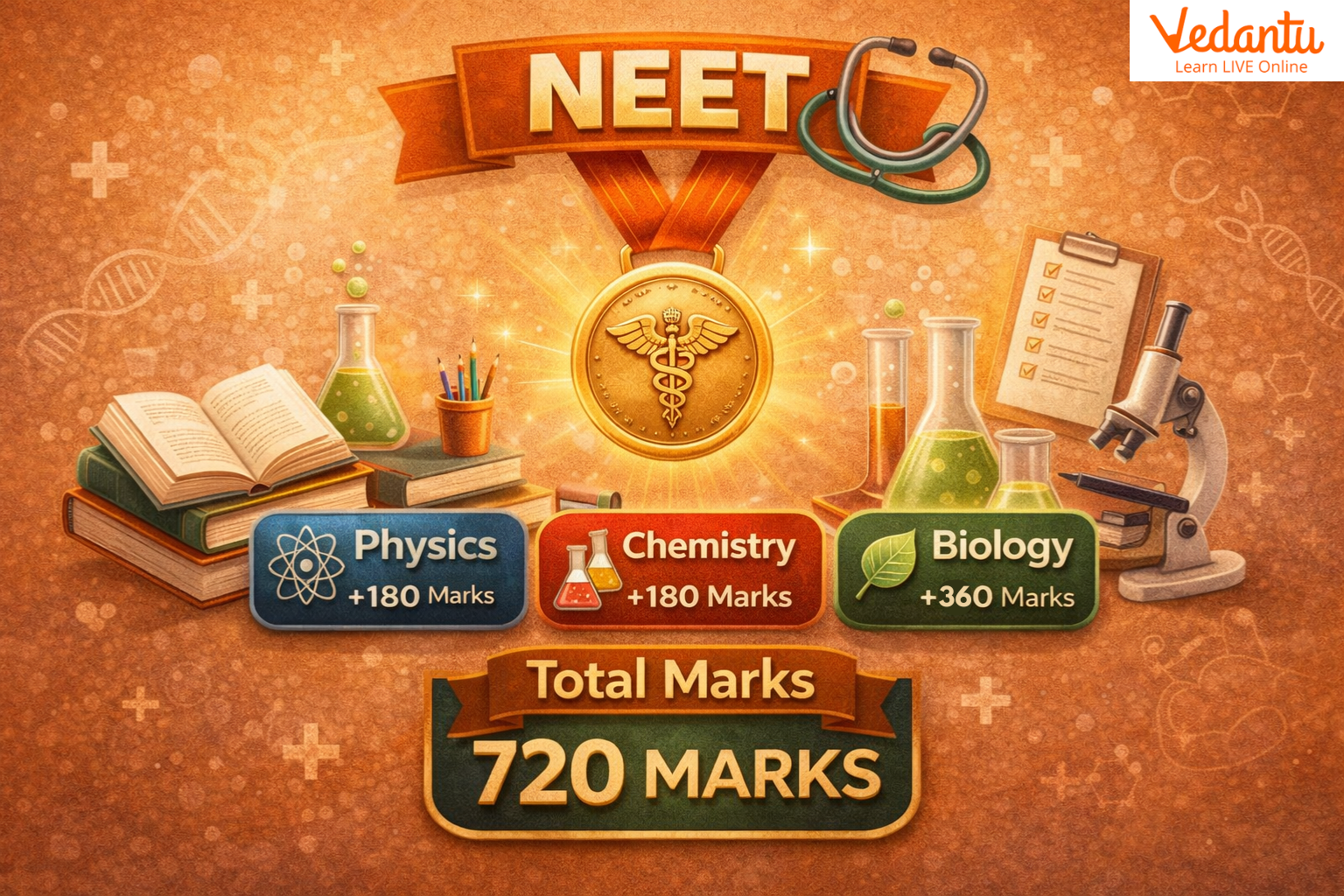 NEET exam marks 2026