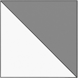 shape shows one-half