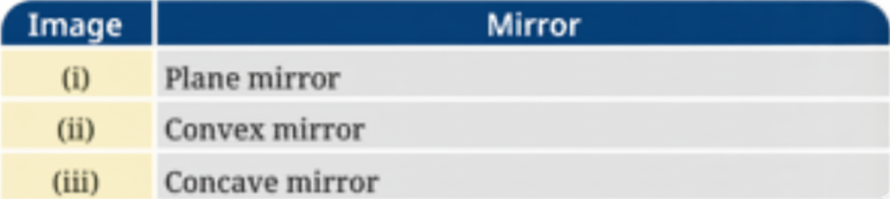 Match each image with the correct mirror.