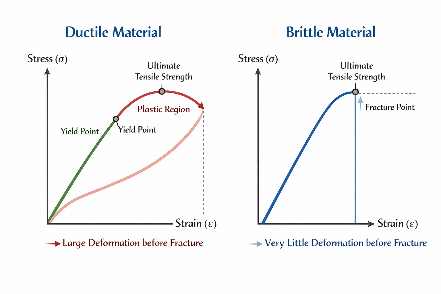 Ductile and Brittle Materials