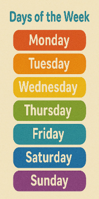 Days of the Week