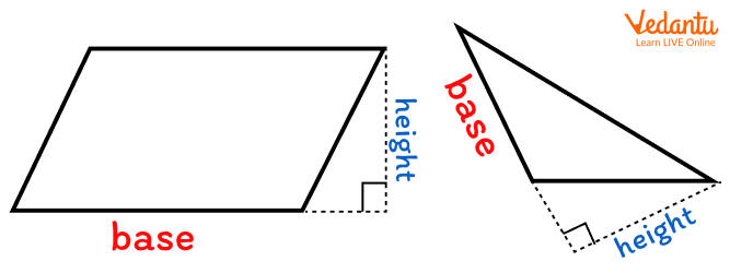 Base extended to form height