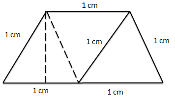 Trapezium with given dimensions