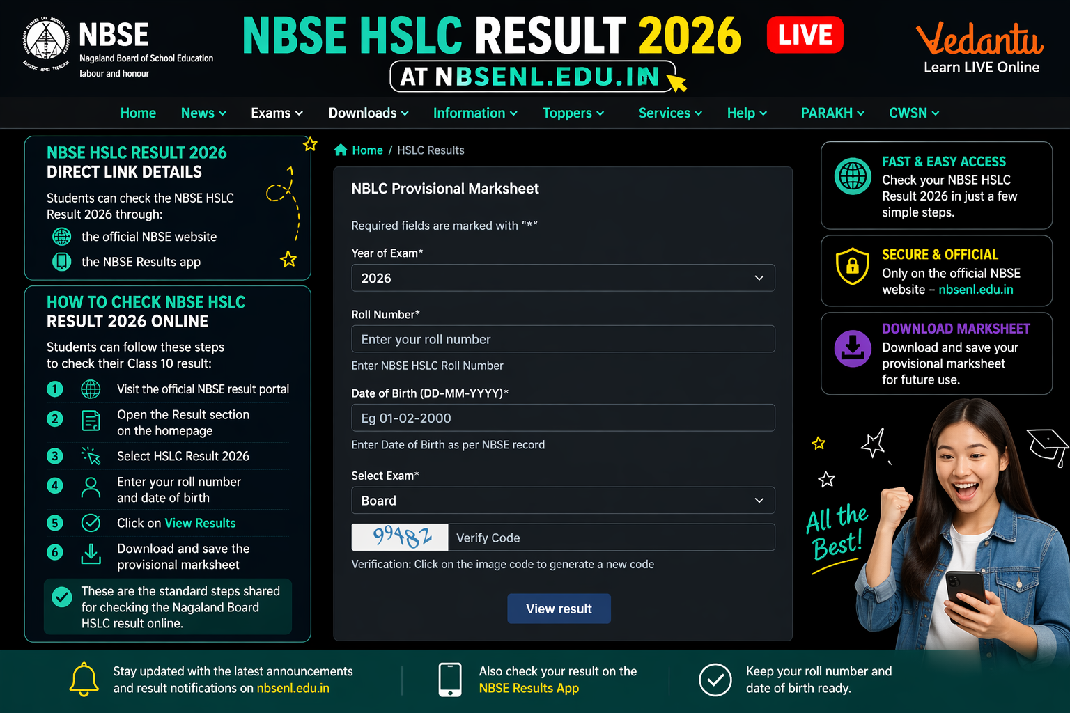 NBSE HSLC Result 2026
