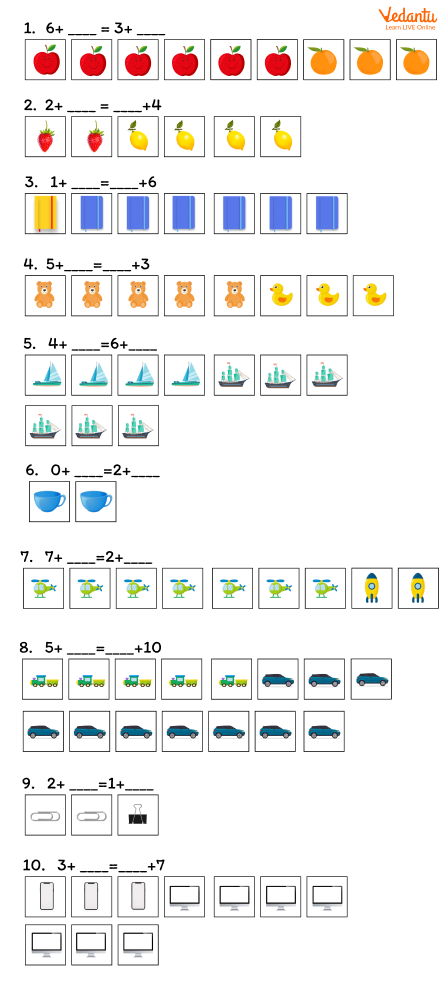 Exercise on Commutative Property of Addition