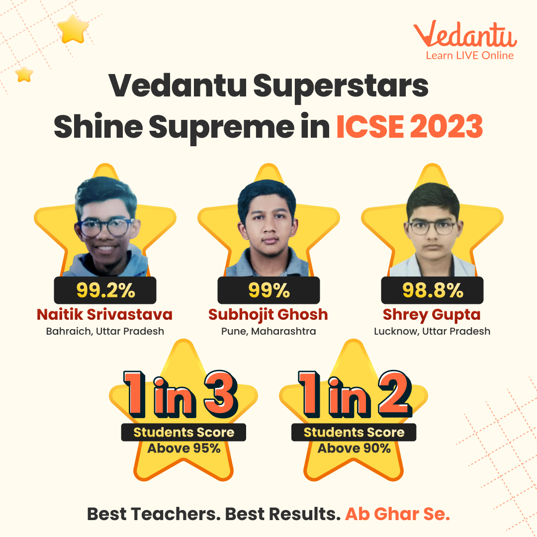 Vedantu’s Extraordinary Results For ICSE Class 10th Result 2023