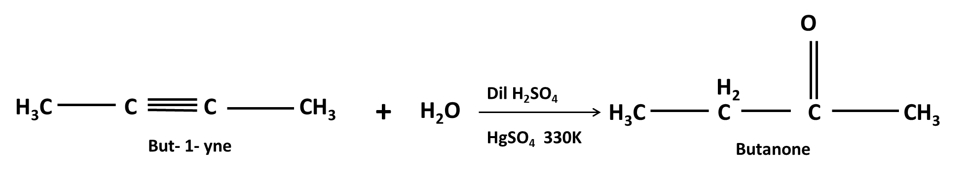 Butanone has four carbon atoms