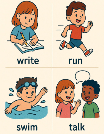 Class 3 English Verbs Worksheets