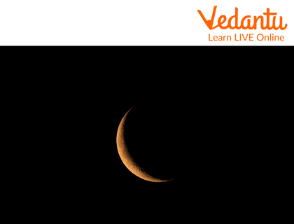 The crescent moon