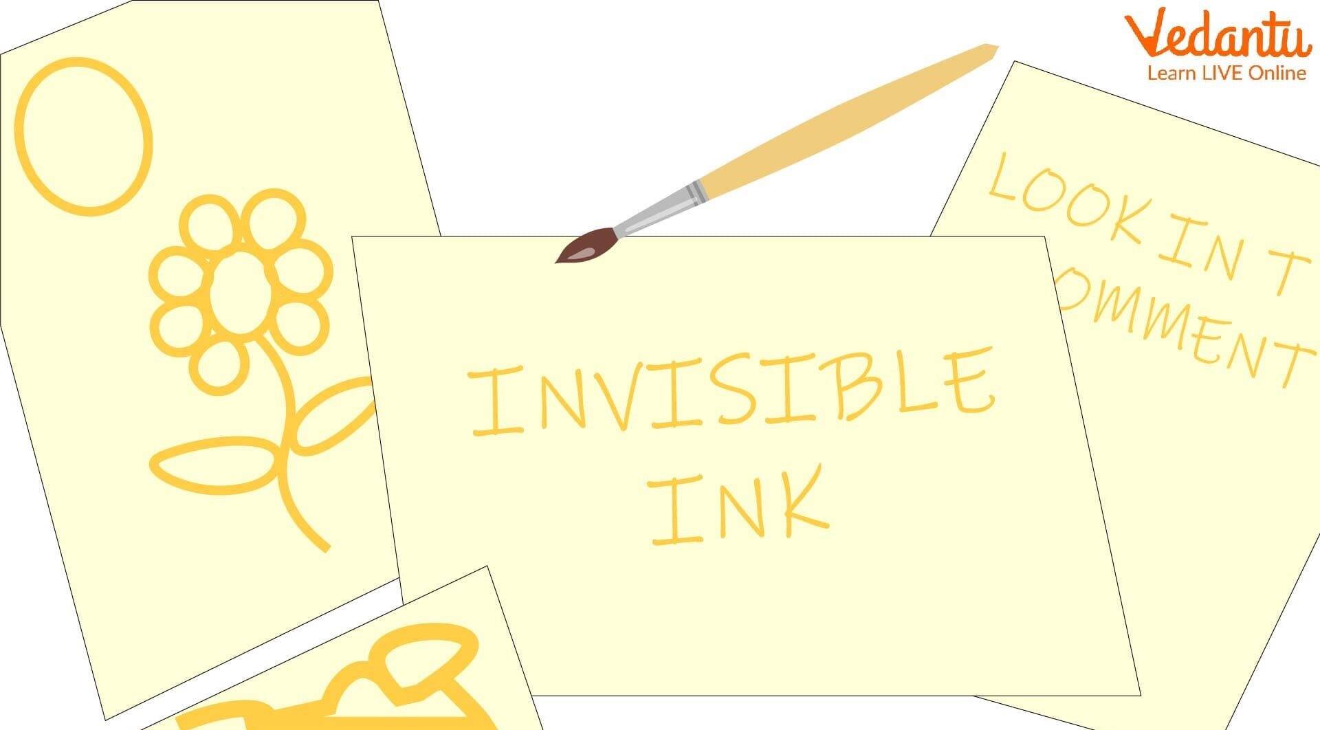 Invisible ink DIY