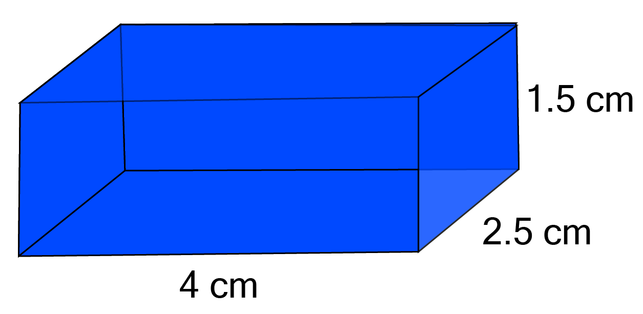 Volume of a matchbox