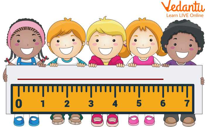 Showing a line segment length