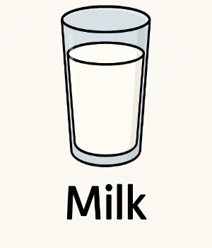 Glass of milk