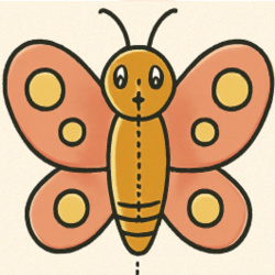 12. Answer Yes or No. Does the dotted line show a line of symmetry? image a