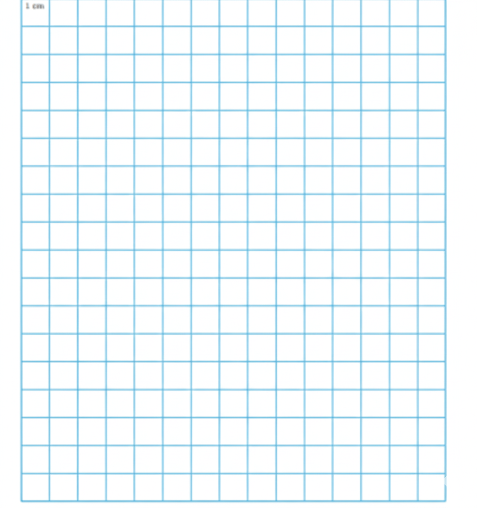 Trace your palm on the square grid given below and find the approximate area of your palm