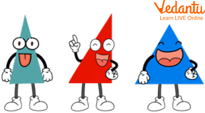 A fun cartoon of triangles