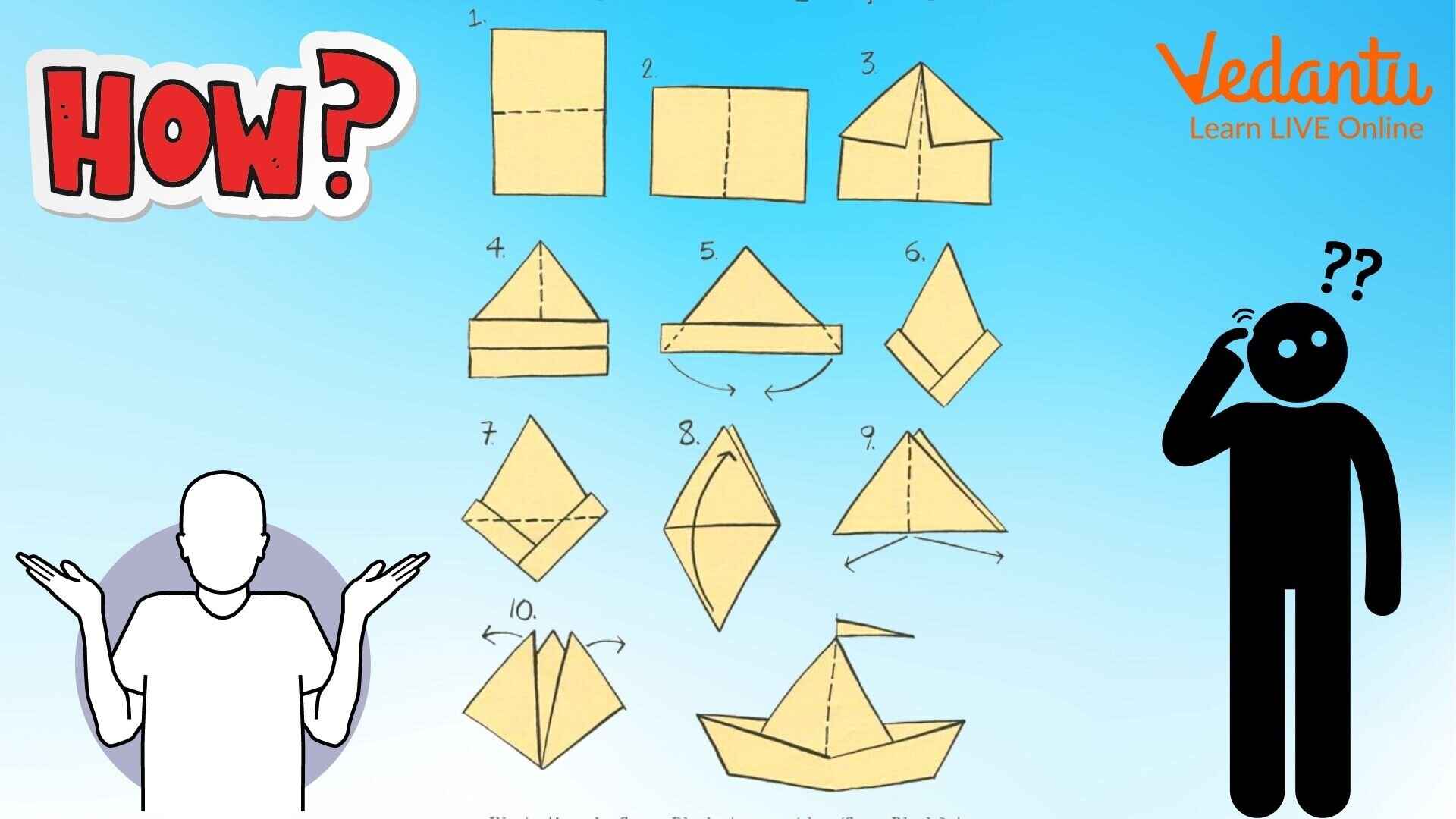 How to Fold a Paper to make Paper Boat