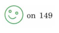 Make a smiley on 149