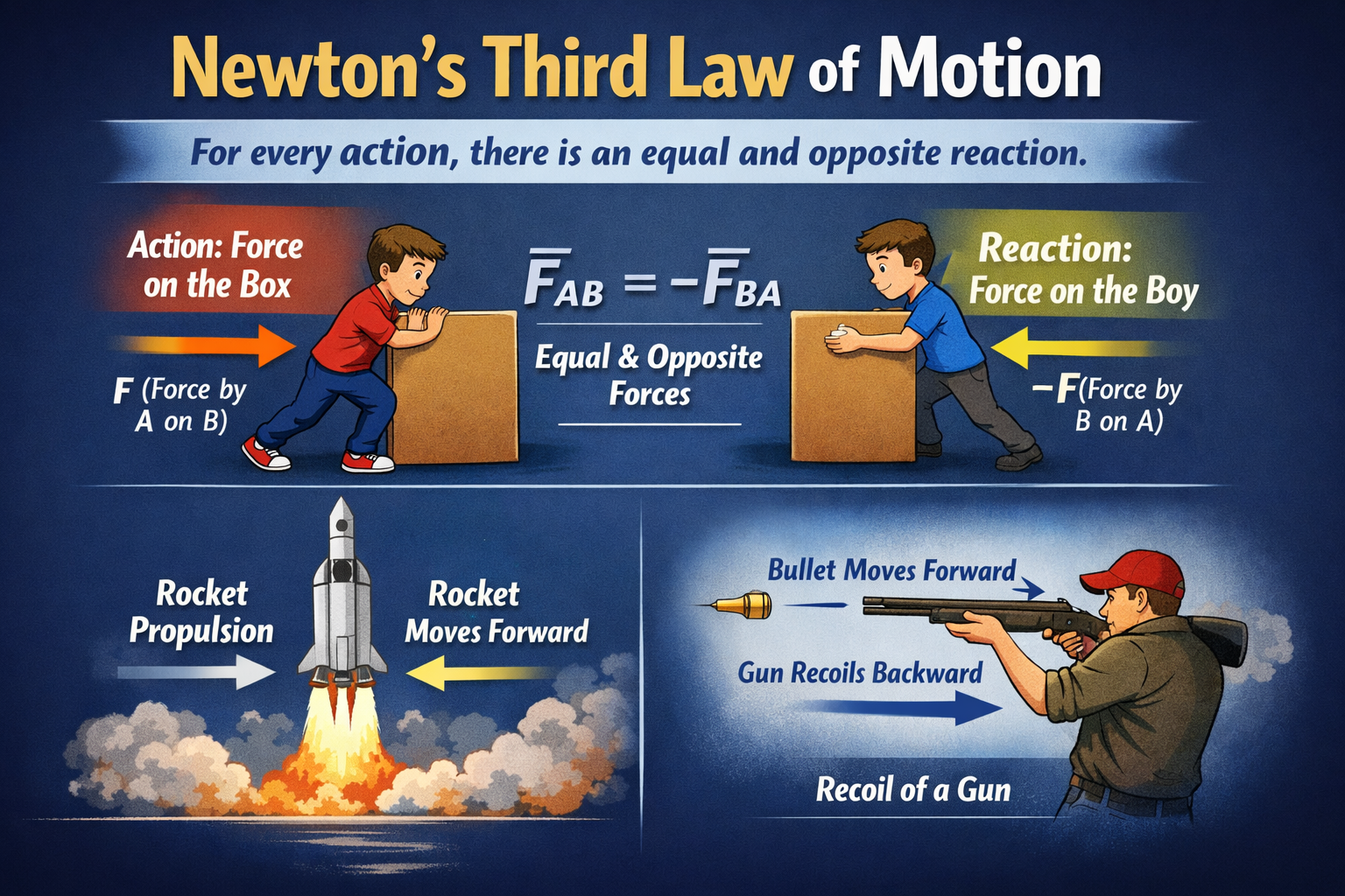 Newtons 3rd law of motion
