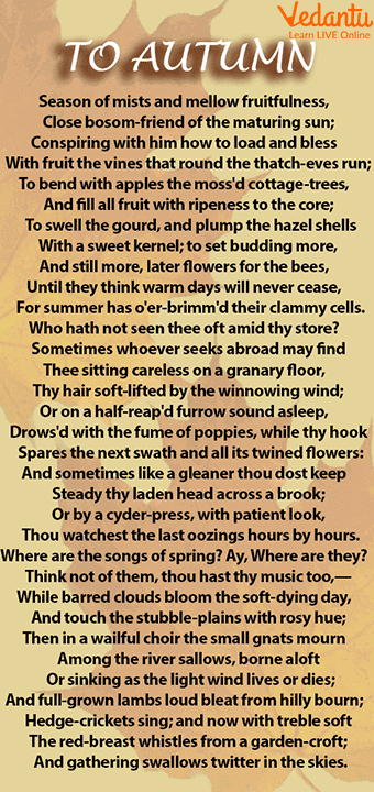 The Autumn poem by Keats