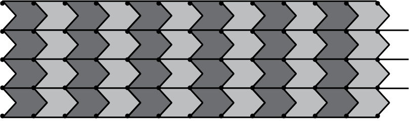 Completed pattern of floor design