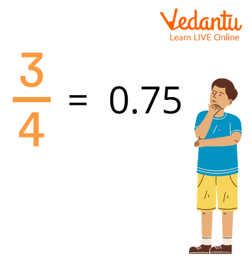 Convert fraction to decimal