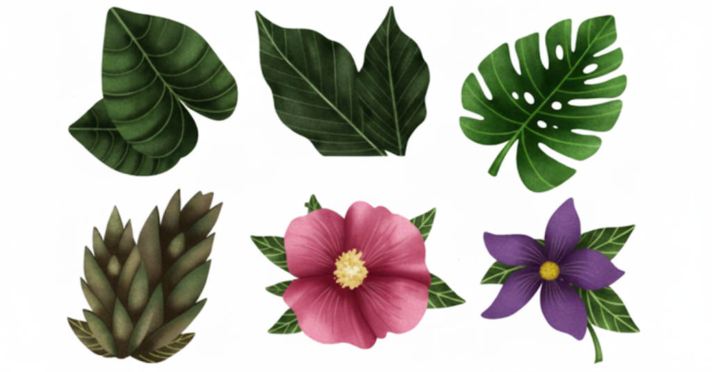 some flowers, leaves, barks, and roots, such as beetroot, hibiscus, and marigold that have colouring properties