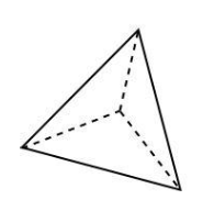 A square pyramid
