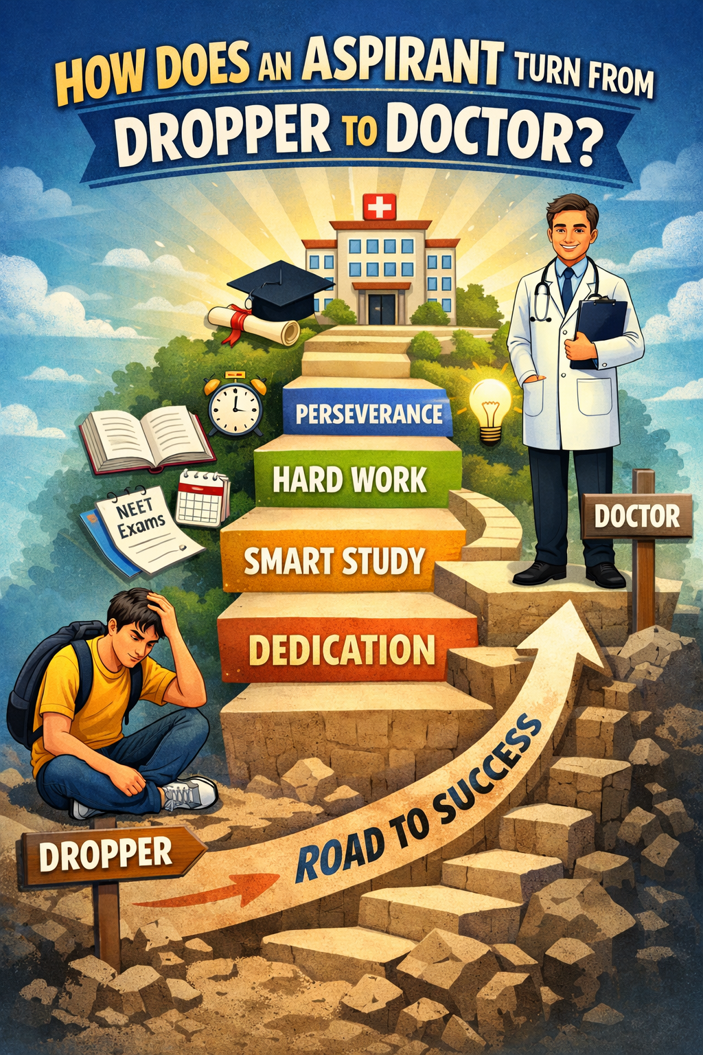 How Does an Aspirant Turn from Dropper to Doctor?