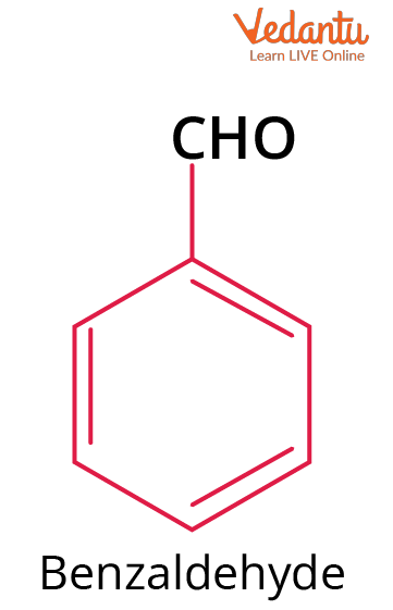 Chemical Structure of Benzaldehyde