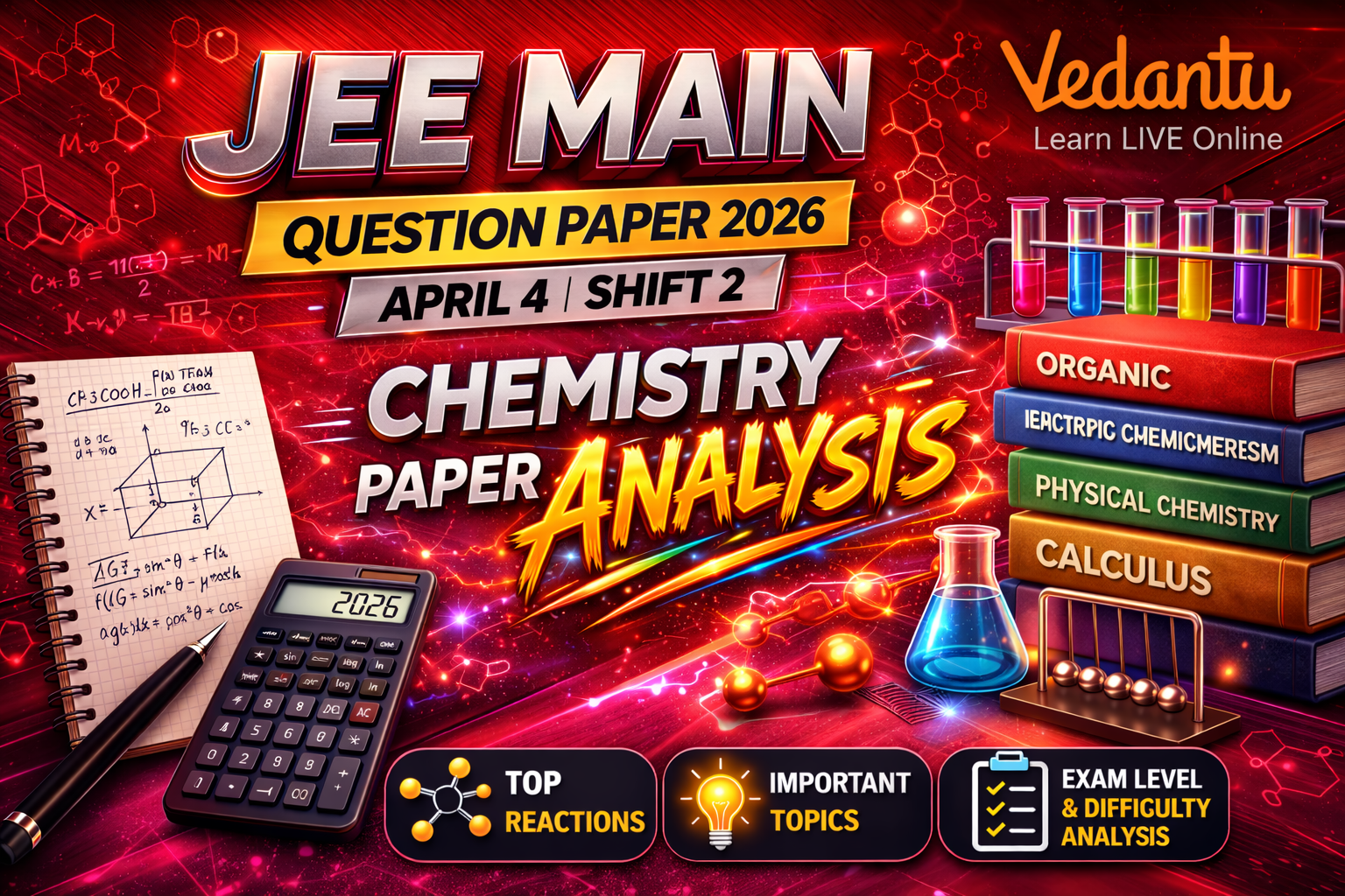 JEE Mains 2026 April 4 Shift 2 Chemistry Question Paper Analysis