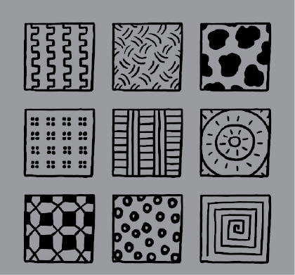 Different patterns