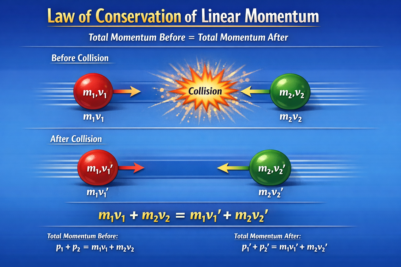 law of conservation of momentum